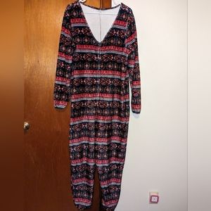 NATURAL LIFE Fleece Adult Onesie Pajama